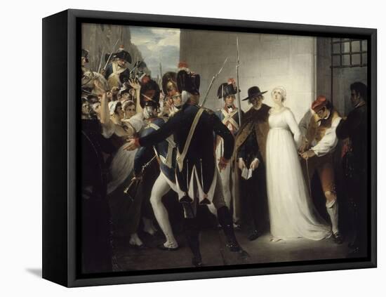 Marie-Antoinette conduite à son exécution, le 16 octobre 1793-William Hamilton-Framed Stretched Canvas