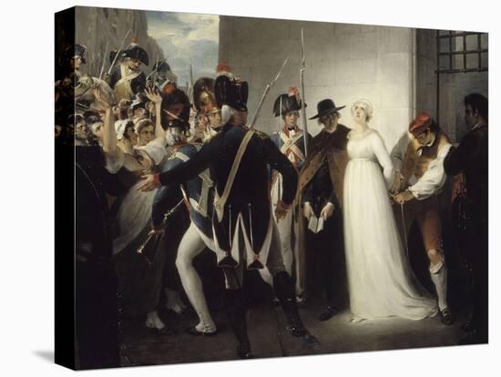 Marie-Antoinette conduite à son exécution, le 16 octobre 1793-William Hamilton-Stretched Canvas