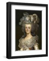 Marie-Antoinette d'Autriche reine de France et ses deux premiers enfants-Adolf Ulrich Wertmuller-Framed Premium Giclee Print