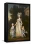 Marie-Antoinette d'Autriche reine de France et ses deux premiers enfants-Adolf Ulrich Wertmuller-Framed Stretched Canvas