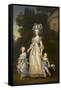 Marie-Antoinette d'Autriche reine de France et ses deux premiers enfants-Adolf Ulrich Wertmuller-Framed Stretched Canvas