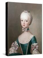 Marie Antoinette Daughter of Emperor Francis I and Maria Theresa of Austria-Jean-Etienne Liotard-Stretched Canvas