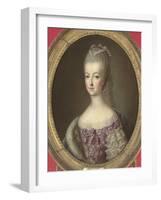 Marie-Antoinette de Lorraine-Habsbourg, archiduchesse d'Autriche, reine de France (1755-1793)-Joseph Ducreux-Framed Giclee Print