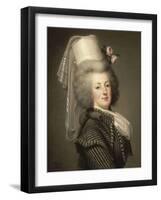 Marie-Antoinette de Lorraine-Habsbourg, reine de France, en habit d'amazone en 1788 (1755-1793)-Adolf Ulrich Wertmuller-Framed Giclee Print