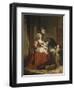 Marie-Antoinette de Lorraine-Hasbourg, reine de France et ses enfants-Elisabeth Louise Vigée-LeBrun-Framed Giclee Print