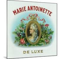 Marie Antoinette De Luxe Brand Cigar Box Label-Lantern Press-Mounted Art Print