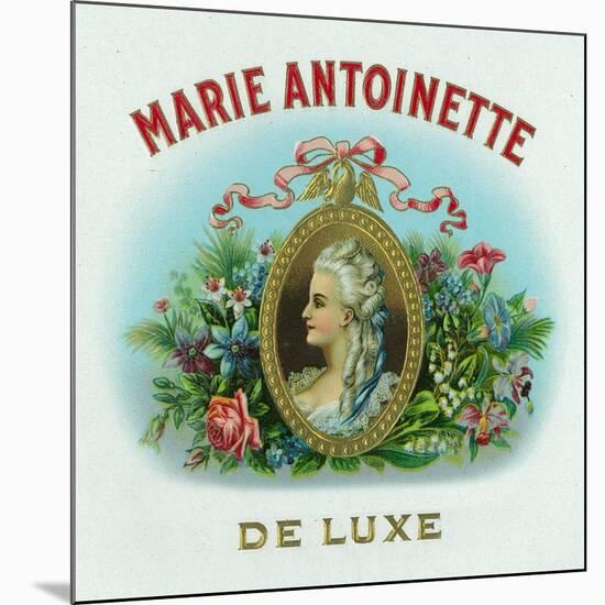 Marie Antoinette De Luxe Brand Cigar Box Label-Lantern Press-Mounted Art Print