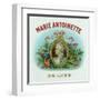 Marie Antoinette De Luxe Brand Cigar Box Label-Lantern Press-Framed Art Print
