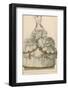 Marie Antoinette in Extravagant Dress and Holding a Rose-null-Framed Premium Photographic Print