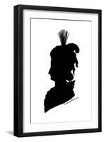 Marie Antoinette in Silhouette-Theodore Tharp-Framed Giclee Print