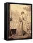 Marie Antoinette martyrdom-George Cruikshank-Framed Stretched Canvas