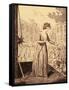 Marie Antoinette martyrdom-George Cruikshank-Framed Stretched Canvas