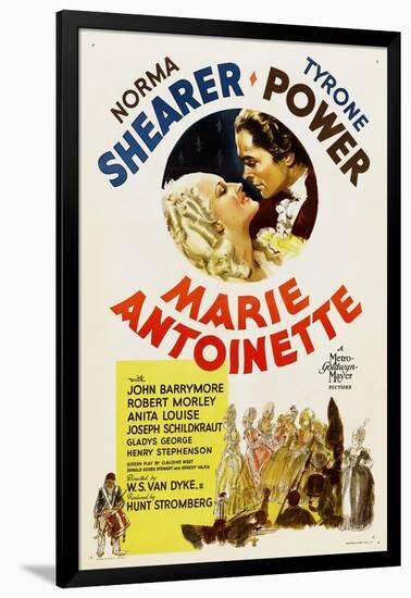 Marie Antoinette, Norma Shearer, Tyrone Power, 1938-null-Framed Art Print