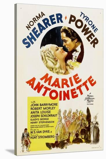 Marie Antoinette, Norma Shearer, Tyrone Power, 1938-null-Stretched Canvas