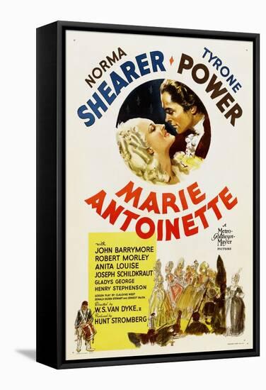 Marie Antoinette, Norma Shearer, Tyrone Power, 1938-null-Framed Stretched Canvas