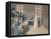 Marie Antoinette of Austria Judged by the Revolutionary Tribunal Court, 16th October 1793-Pierre Bouillon-Framed Stretched Canvas