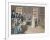 Marie Antoinette of Austria Judged by the Revolutionary Tribunal Court, 16th October 1793-Pierre Bouillon-Framed Giclee Print