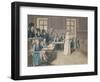 Marie Antoinette of Austria Judged by the Revolutionary Tribunal Court, 16th October 1793-Pierre Bouillon-Framed Giclee Print