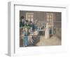 Marie Antoinette of Austria Judged by the Revolutionary Tribunal Court, 16th October 1793-Pierre Bouillon-Framed Giclee Print