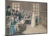 Marie Antoinette of Austria Judged by the Revolutionary Tribunal Court, 16th October 1793-Pierre Bouillon-Mounted Giclee Print