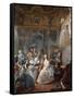 Marie Antoinette Playing the Harp-Jean-Baptiste André Gautier Dagoty-Framed Stretched Canvas