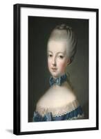 Marie Antoinette Queen of France, 1770-Jean Baptiste Charpentier-Framed Art Print