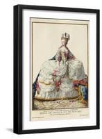 Marie Antoinette, Queen of France and Navare-Pierre Duflos-Framed Giclee Print