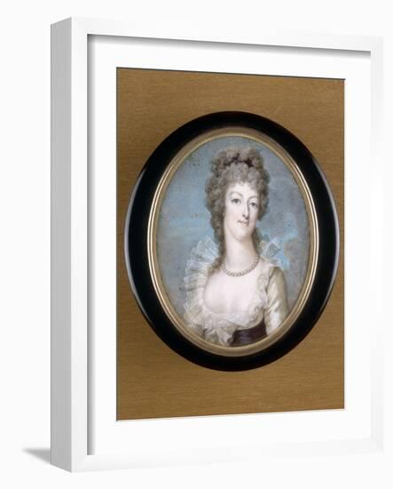 Marie-Antoinette, reine de France représentée en 1792-null-Framed Giclee Print