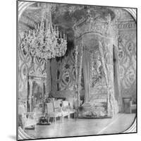 Marie Antoinette's Bedroom, Palace of Fontainebleau, France, Late 19th or Early 20th Century-null-Mounted Giclee Print