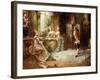 Marie Antoinette's History Lesson-A. Telser-Framed Giclee Print