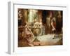 Marie Antoinette's History Lesson-A. Telser-Framed Giclee Print