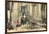 Marie Antoinette Salon Room at Versailles-null-Framed Art Print