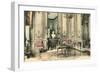 Marie Antoinette Salon Room at Versailles-null-Framed Premium Giclee Print