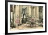 Marie Antoinette Salon Room at Versailles-null-Framed Art Print