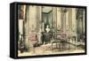 Marie Antoinette Salon Room at Versailles-null-Framed Stretched Canvas