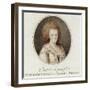 Marie Antoinette, Violet-null-Framed Art Print