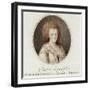 Marie Antoinette, Violet-null-Framed Art Print