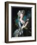 Marie-Antoinette with a Rose-Elisabeth Vigee-Lebrun-Framed Giclee Print