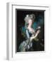 Marie-Antoinette with a Rose-Elisabeth Vigee-Lebrun-Framed Premium Giclee Print