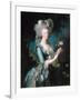 Marie-Antoinette with a Rose-Elisabeth Vigee-Lebrun-Framed Giclee Print