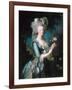 Marie-Antoinette with a Rose-Elisabeth Vigee-Lebrun-Framed Giclee Print