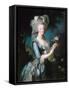 Marie-Antoinette with a Rose-Elisabeth Vigee-Lebrun-Framed Stretched Canvas