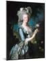 Marie-Antoinette with a Rose-Elisabeth Vigee-Lebrun-Mounted Giclee Print
