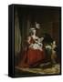 Marie Antoinette-Elisabeth Louise Vigee-LeBrun-Framed Stretched Canvas