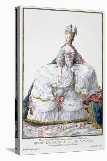 Marie Antoinette-Pierre Duflos-Stretched Canvas