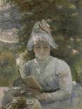 On the Terrace at Sevres, 1880-Marie Bracquemond-Mounted Giclee Print