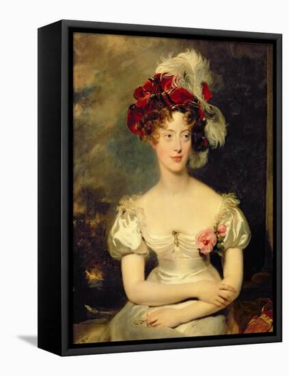 Marie-Caroline De Bourbon-Thomas Lawrence-Framed Stretched Canvas