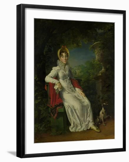 Marie Caroline Ferdinande Louise De Naples, Wife of Duke De Berry-Francois Pascal Simon Gerard-Framed Giclee Print