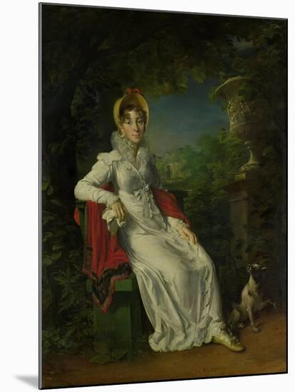 Marie Caroline Ferdinande Louise De Naples, Wife of Duke De Berry-Francois Pascal Simon Gerard-Mounted Giclee Print