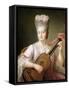 Marie Clotilde of France (1759-180), Queen of Sardinia-François-Hubert Drouais-Framed Stretched Canvas